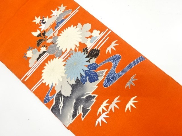 JAPANESE NAGOYA OBI / CHIRIMEN / SHOCHIKUBAI